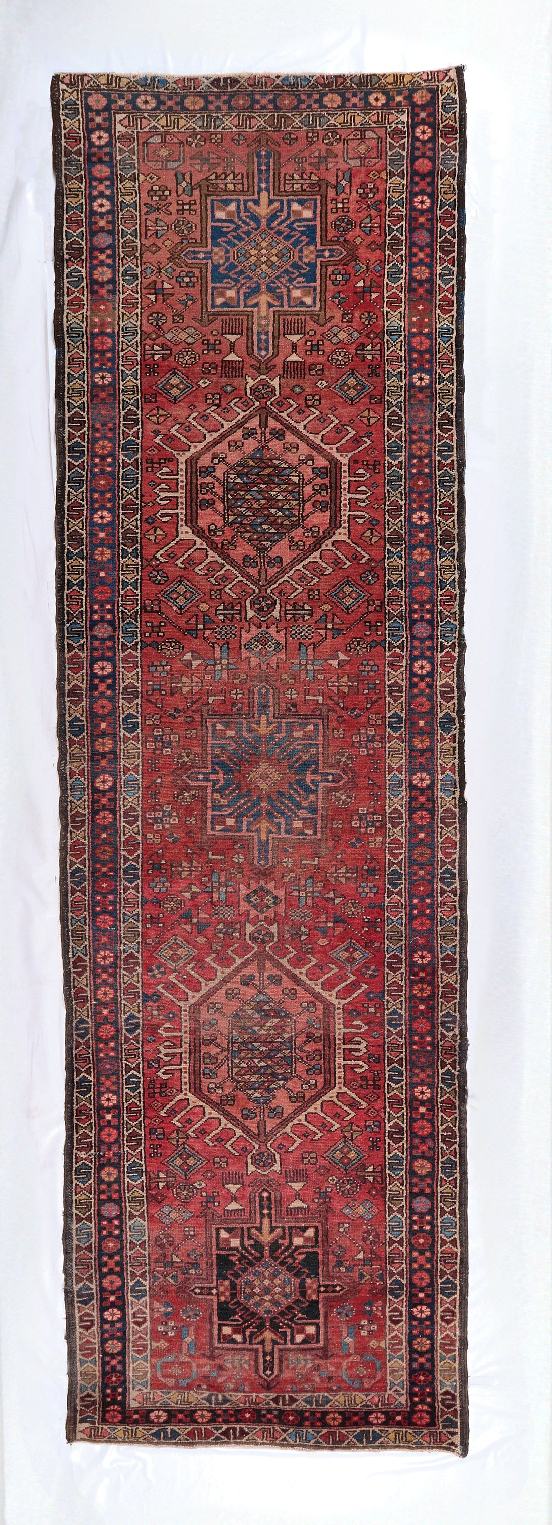 40056 Antique persian Heriz Runner