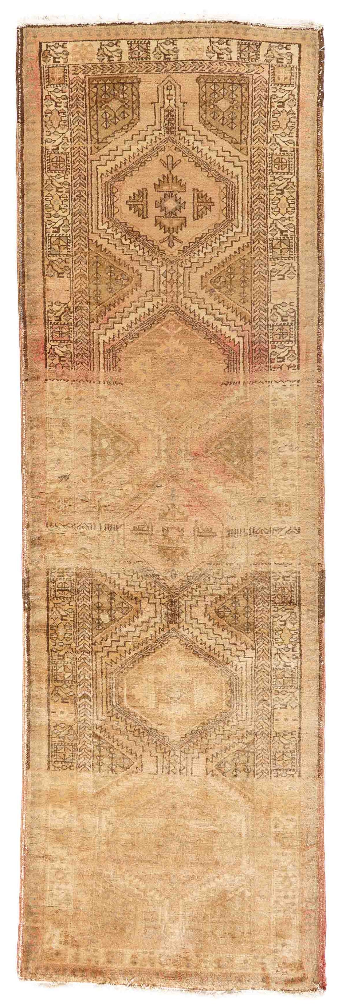 40072 Antique Perisian Heriz Runner