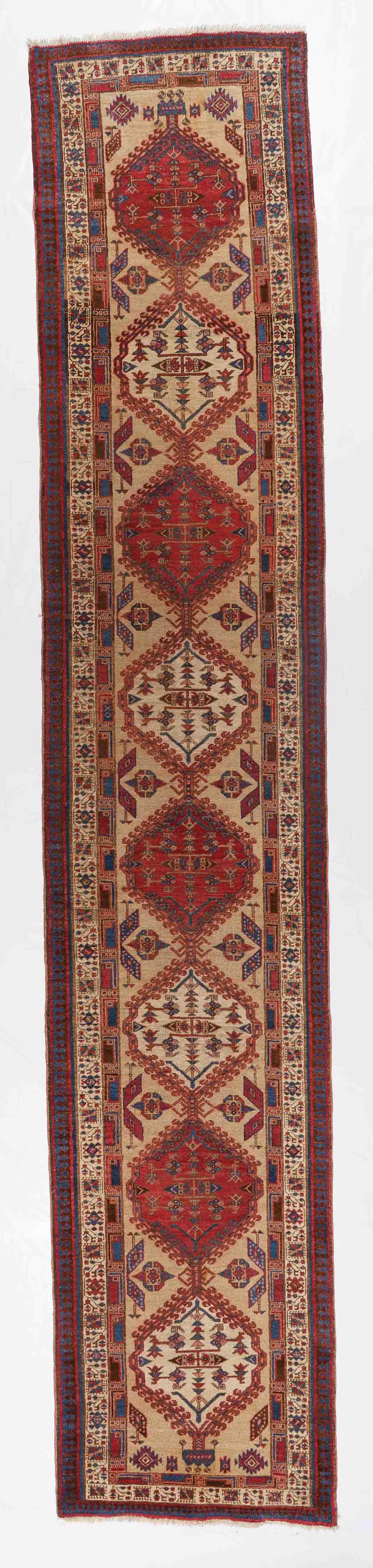 40077 Antique Persian Serbab Runner