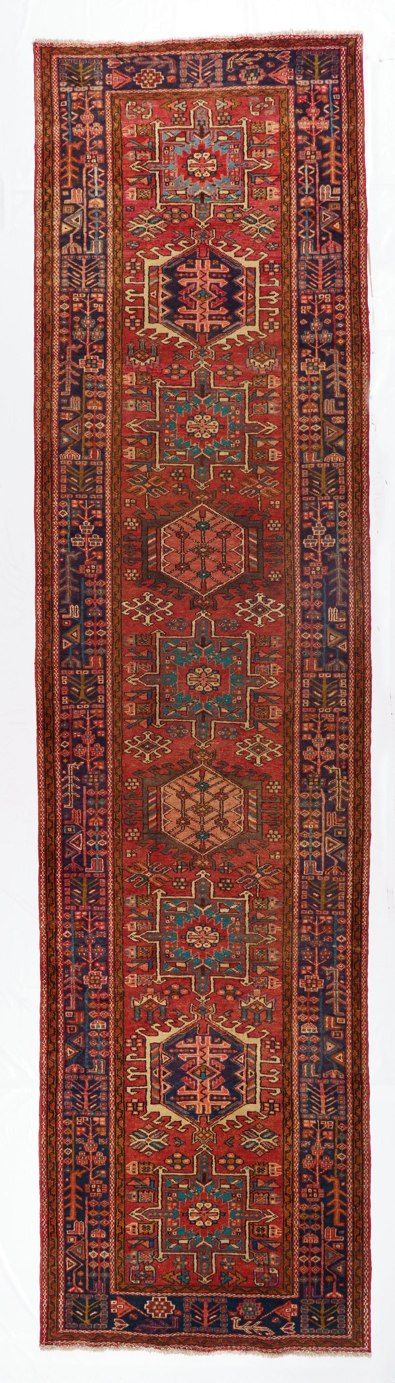 40078  Antique Perisian Heriz Runner