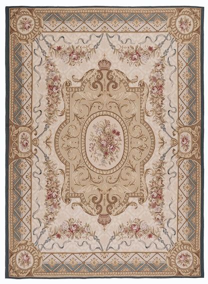 401 Antique 19th C Design Aubusson Rug