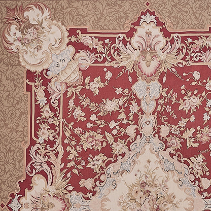 402 Antique 19th C Design Aubusson Rug