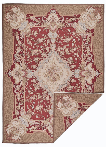 402 Antique 19th C Design Aubusson Rug