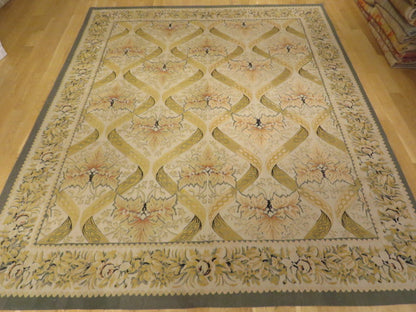 403 Antique 19th C Design Aubusson Rug