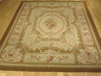 405 Antique 19th C Design Aubusson Rug