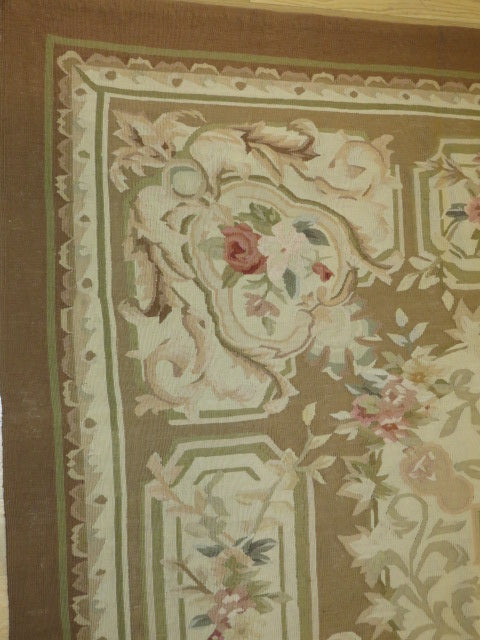 405 Antique 19th C Design Aubusson Rug