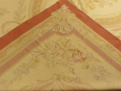 412 Antique 19th C Design Aubusson Rug