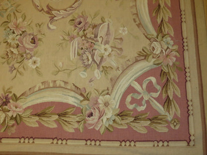 414 Antique 19th C Design Aubusson Rug