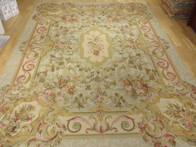 415 Antique 19th C Design Aubusson Rug