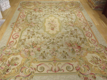 415 Antique 19th C Design Aubusson Rug