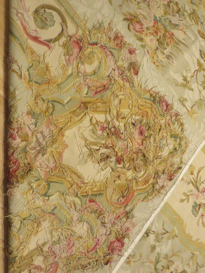 415 Antique 19th C Design Aubusson Rug