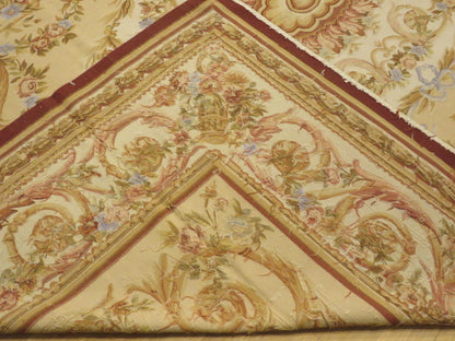 416 Antique 19th C Design Aubusson Rug