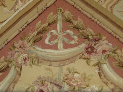 428 Antique 19th C Design Aubusson Rug