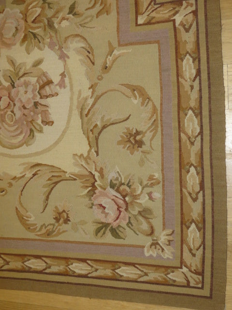 429 Antique 19th C Design Aubusson Rug