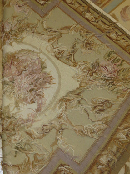 429 Antique 19th C Design Aubusson Rug