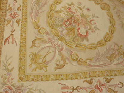 452 Antique 19th C Design Aubusson Rug