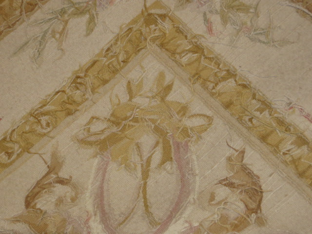 452 Antique 19th C Design Aubusson Rug