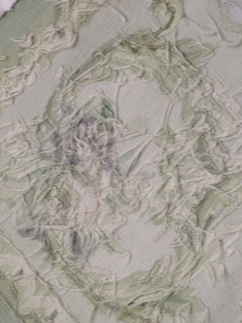 460 Antique 19th C Design Aubusson Rug