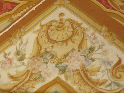 468 Antique 19th C Design Aubusson Rug
