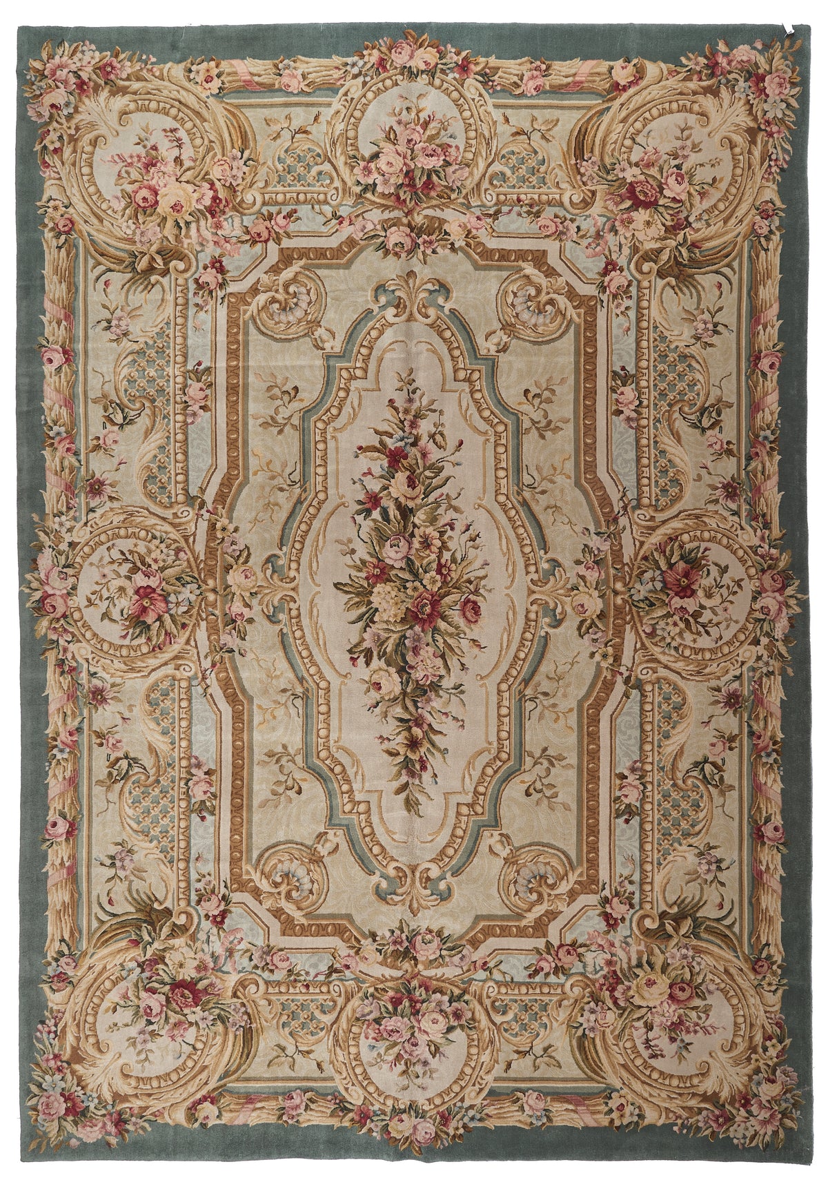 8002 Hand Knotted Savonnerie Carpet