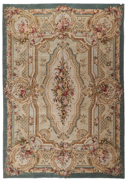 8002 Hand Knotted Savonnerie Carpet