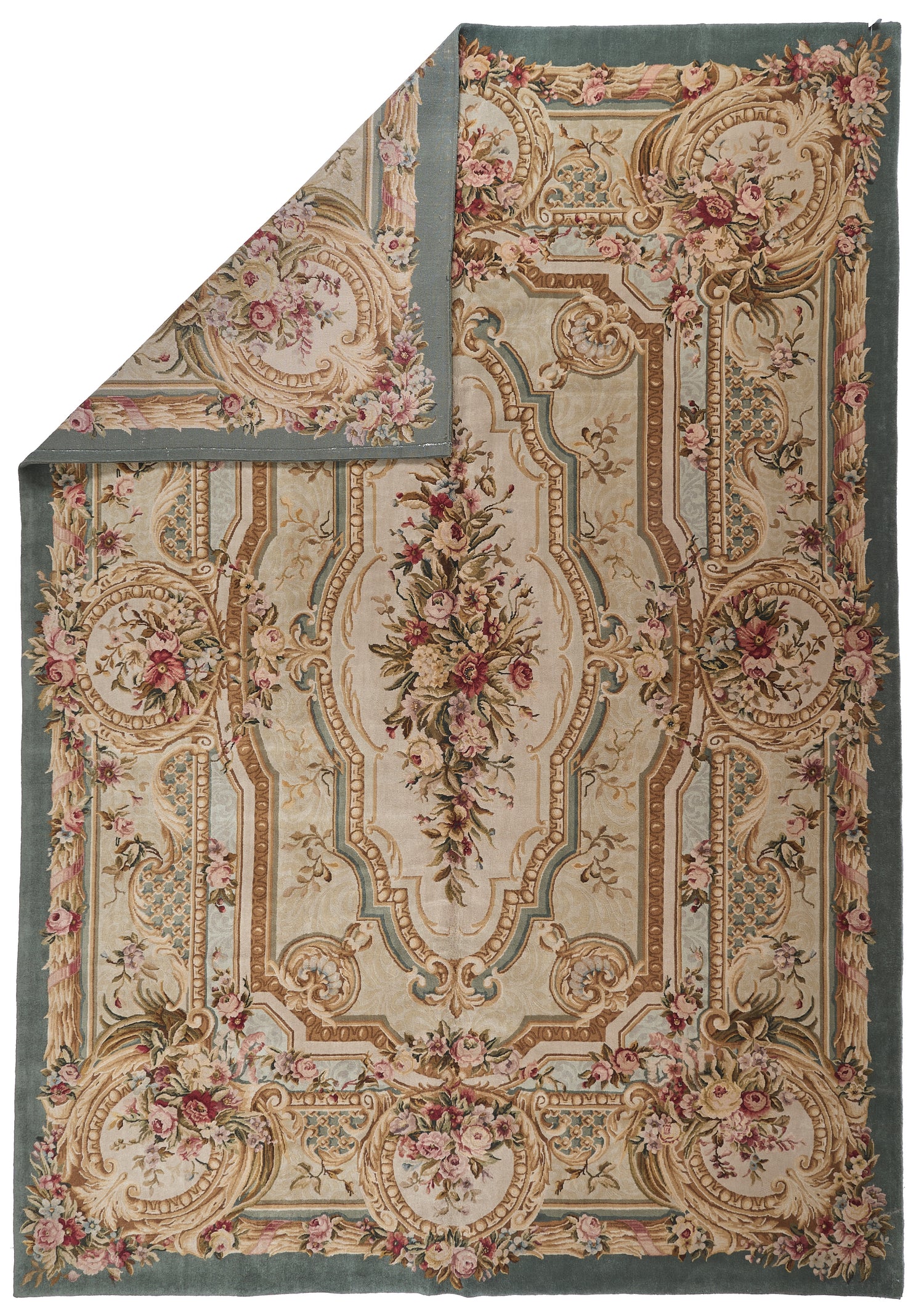 8002 Hand Knotted Savonnerie Carpet