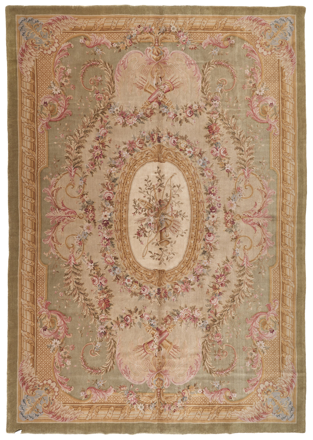 8007 Hand Knotted Savonnerie Carpet
