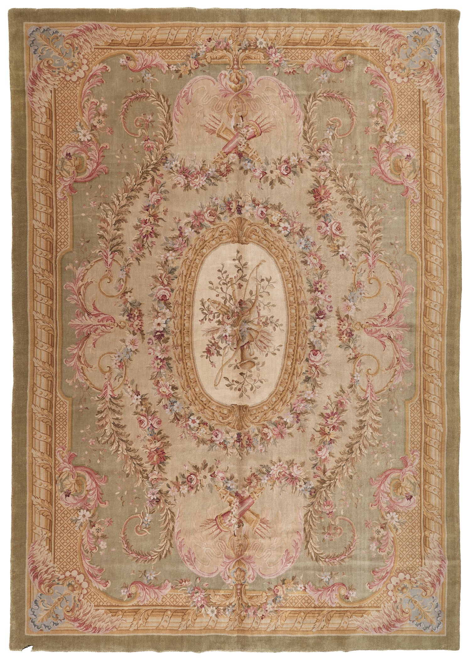 8007 Hand Knotted Savonnerie Carpet