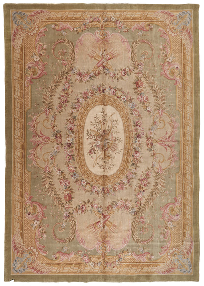 8007 Hand Knotted Savonnerie Carpet
