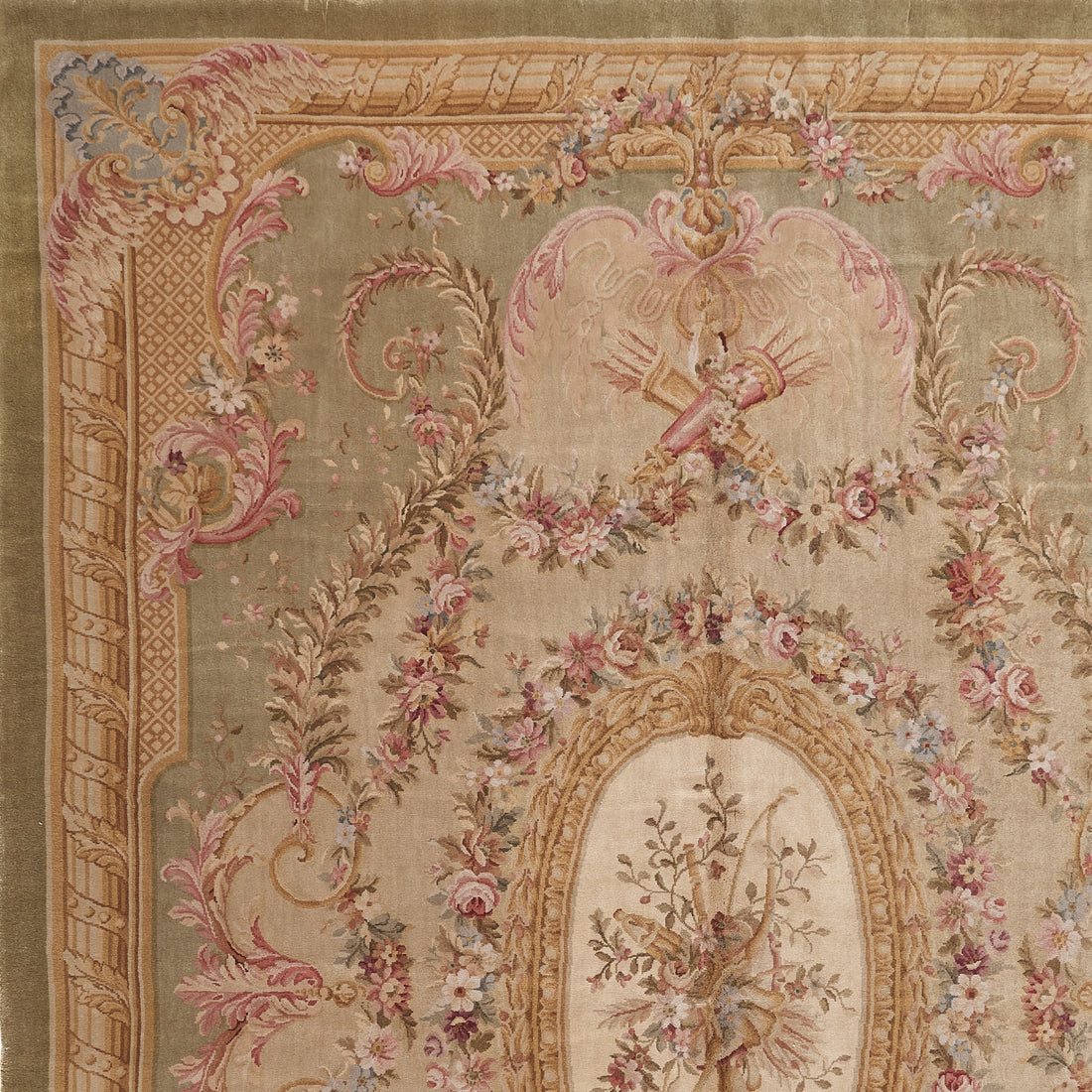 8007 Hand Knotted Savonnerie Carpet