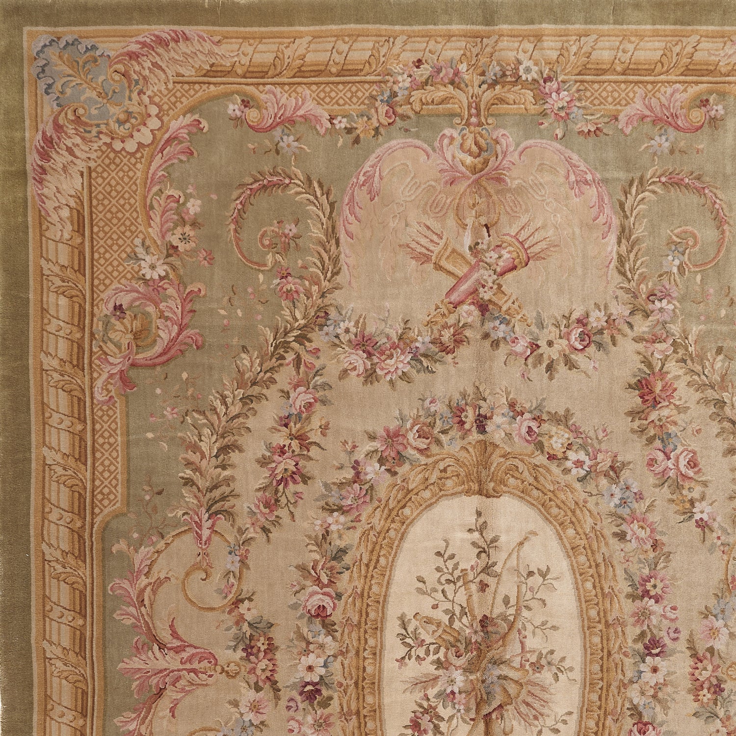 8007 Hand Knotted Savonnerie Carpet