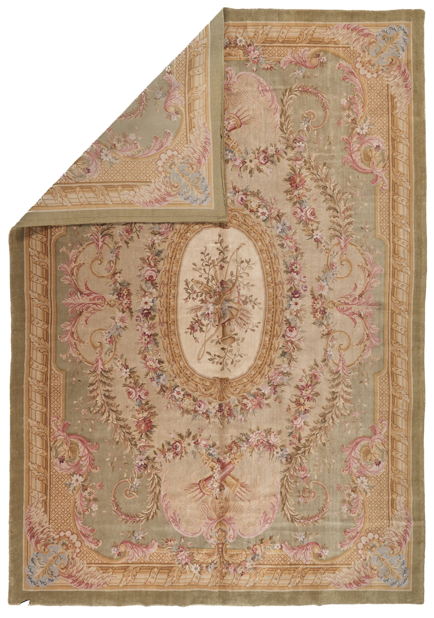 8007 Hand Knotted Savonnerie Carpet