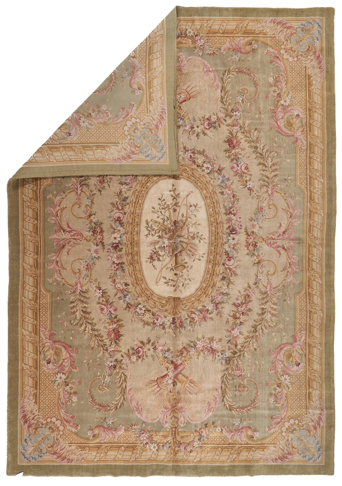 8007 Hand Knotted Savonnerie Carpet