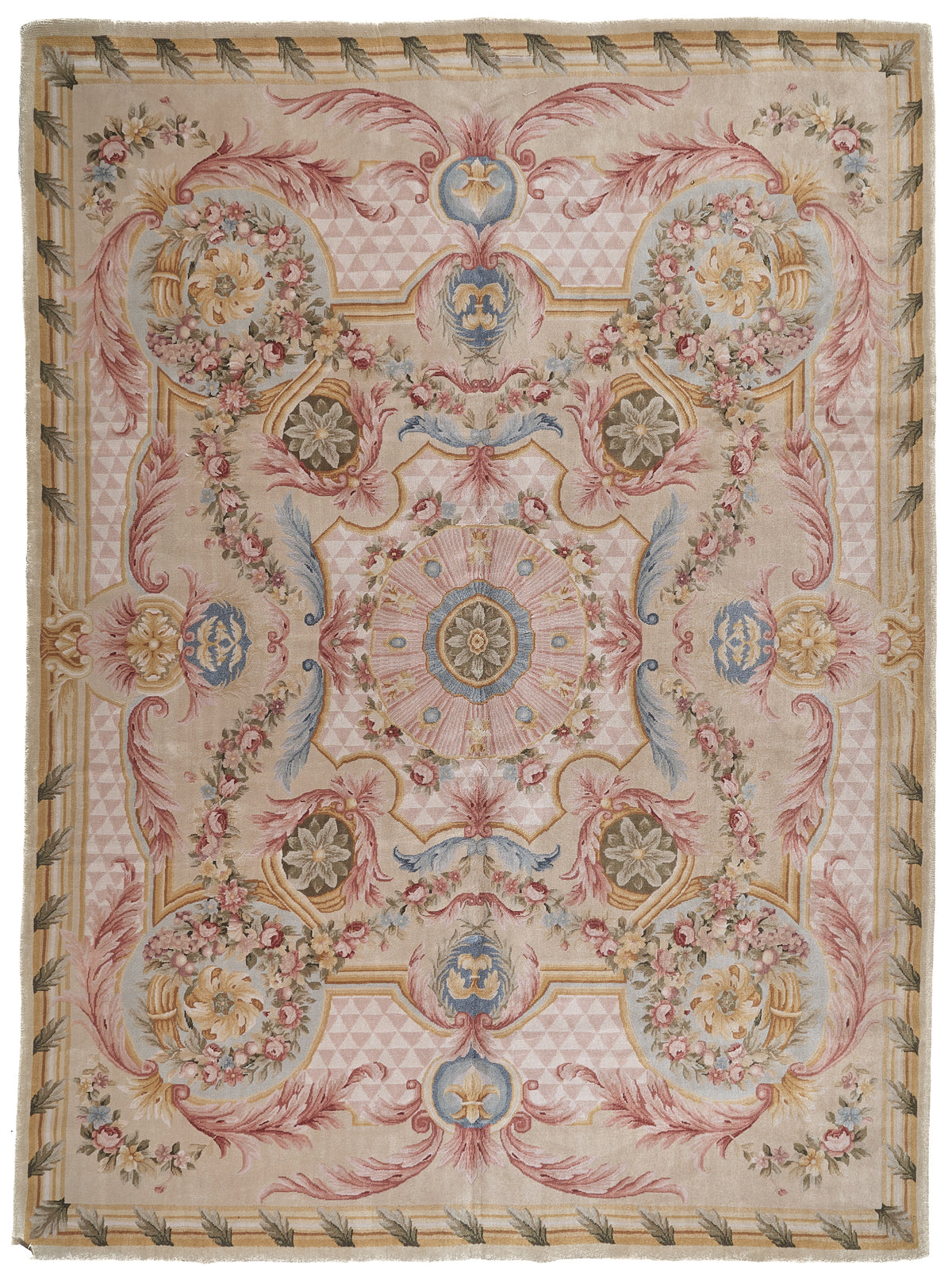 8009 Hand Knotted Savonnerie Carpet
