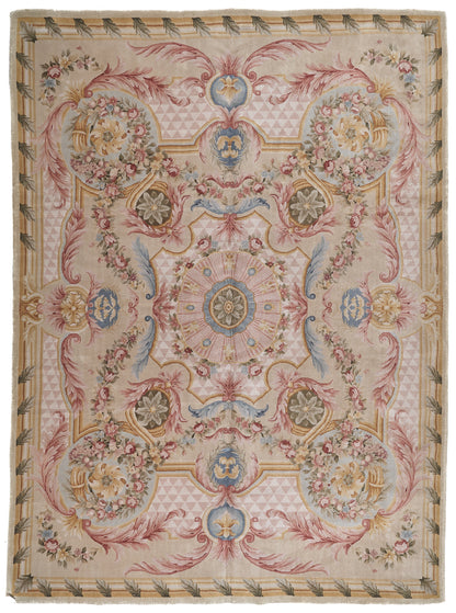 8009 Hand Knotted Savonnerie Carpet