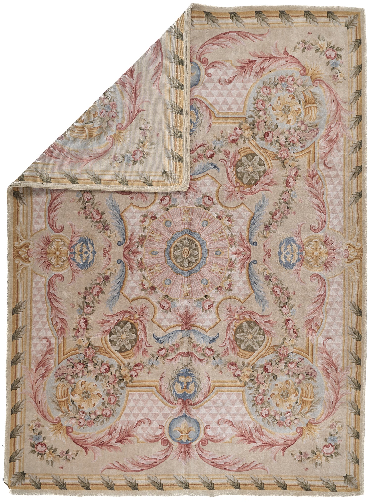 8009 Hand Knotted Savonnerie Carpet