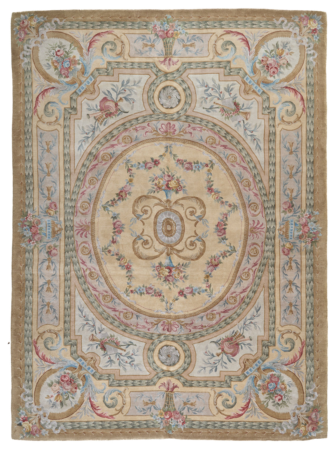8011 Hand Knotted Savonnerie Carpet