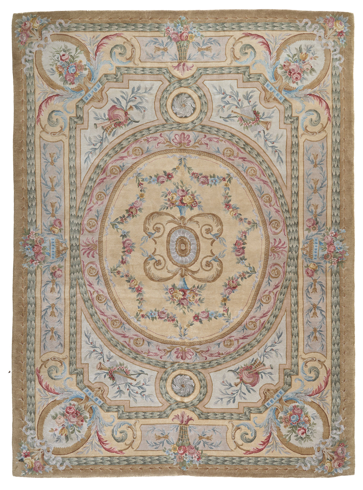 8011 Hand Knotted Savonnerie Carpet