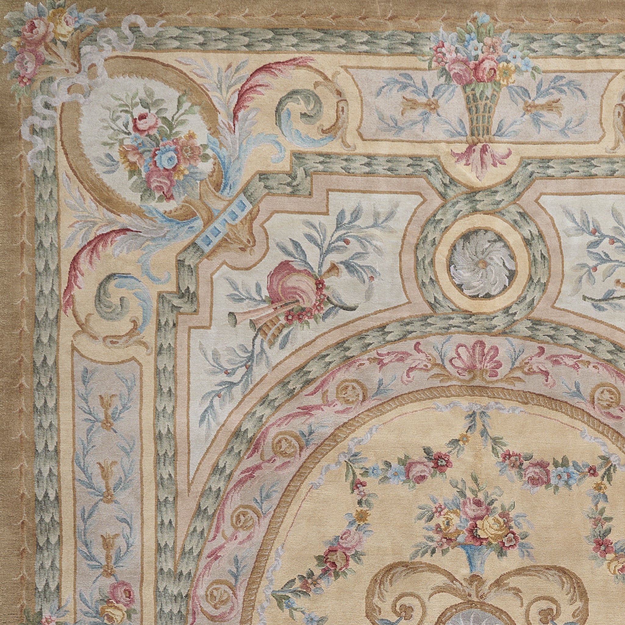 8011 Hand Knotted Savonnerie Carpet