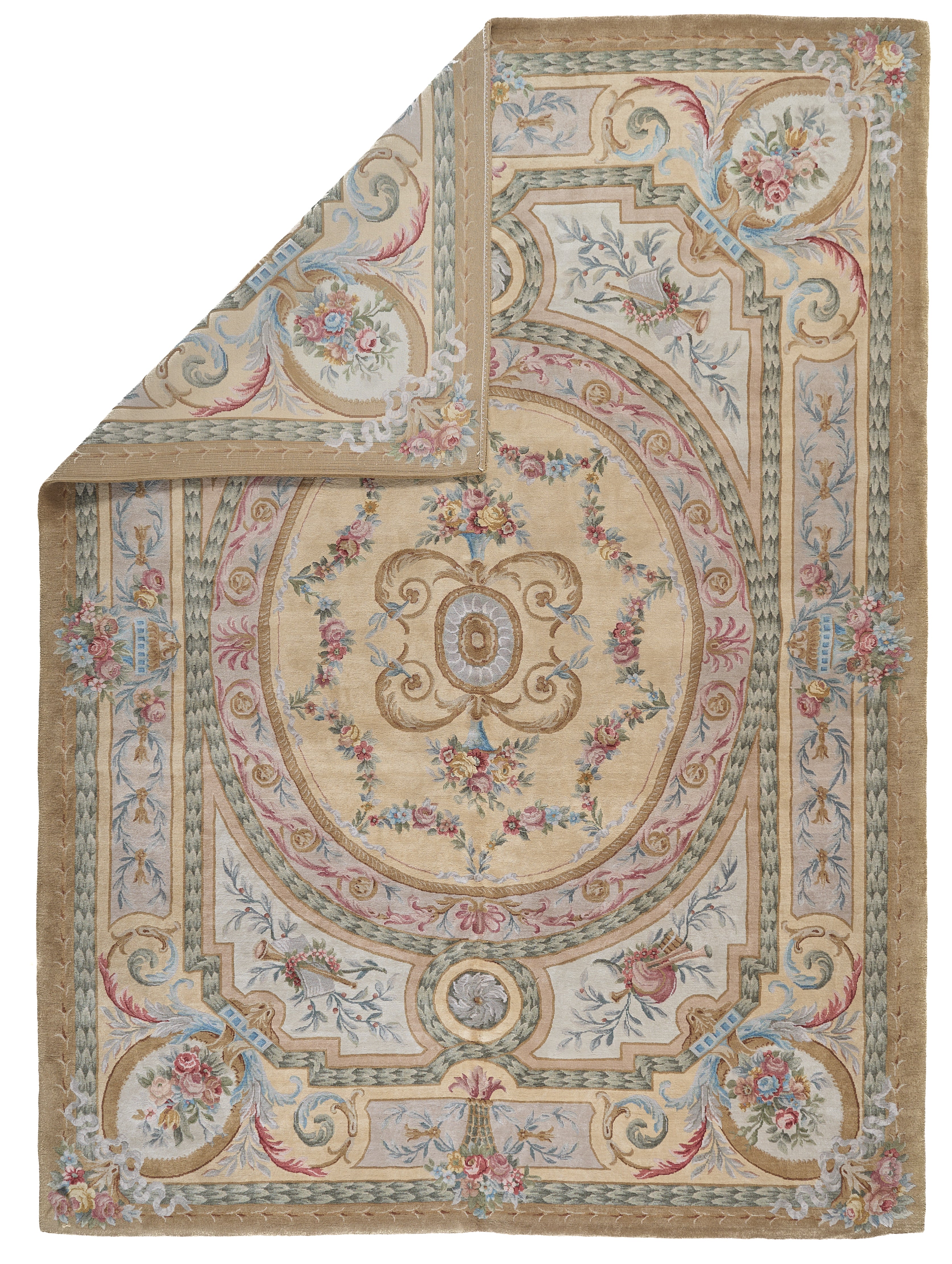 8011 Hand Knotted Savonnerie Carpet