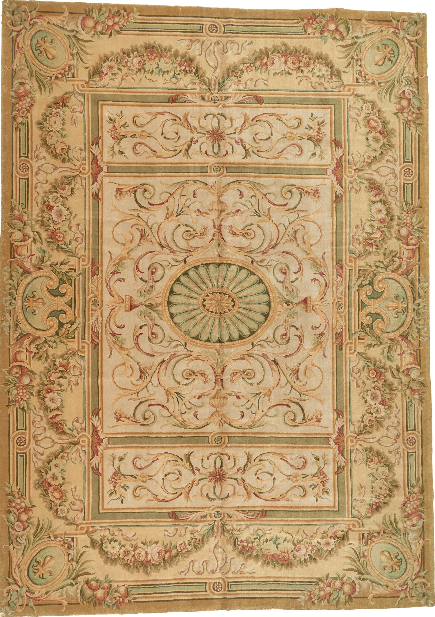 8012 Hand Knotted Savonnerie Carpet