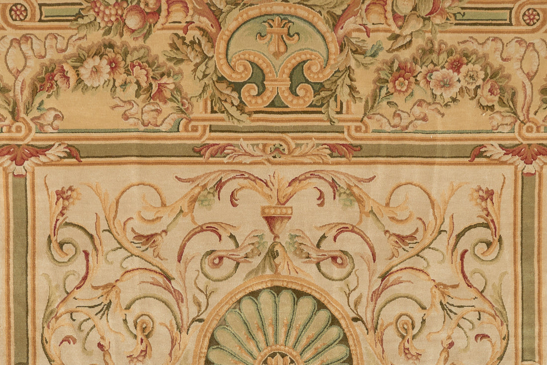 8012 Hand Knotted Savonnerie Carpet