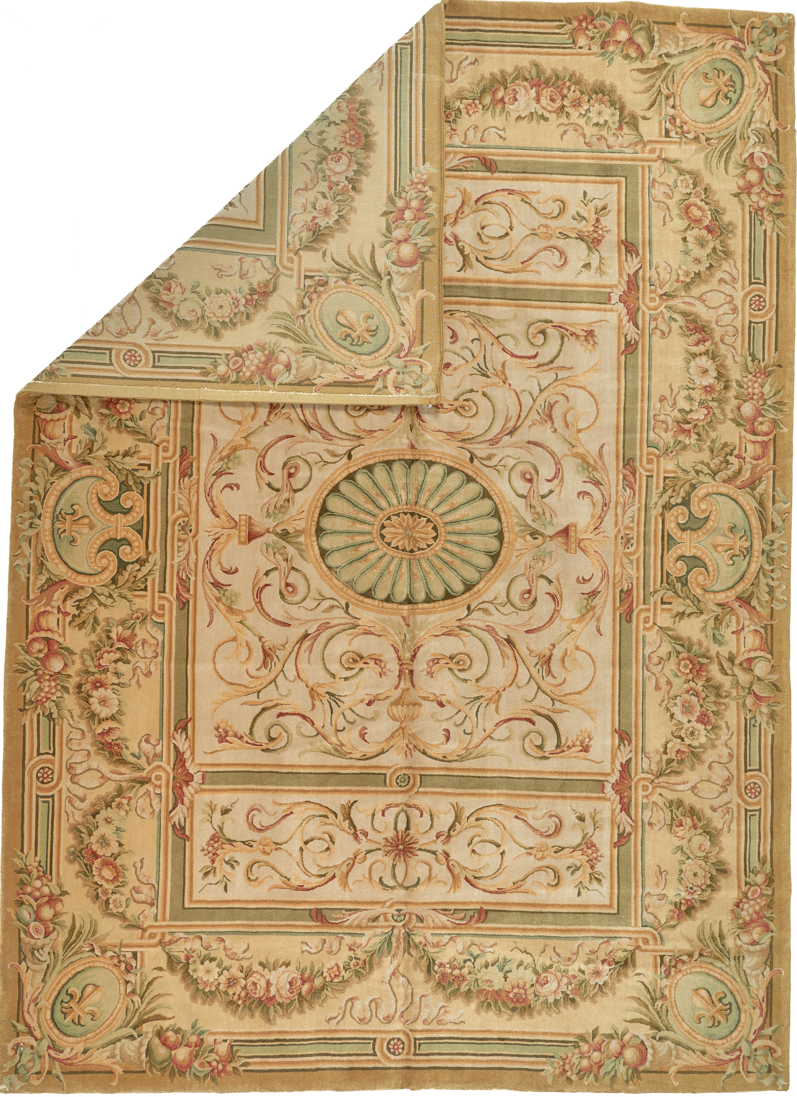 8012 Hand Knotted Savonnerie Carpet