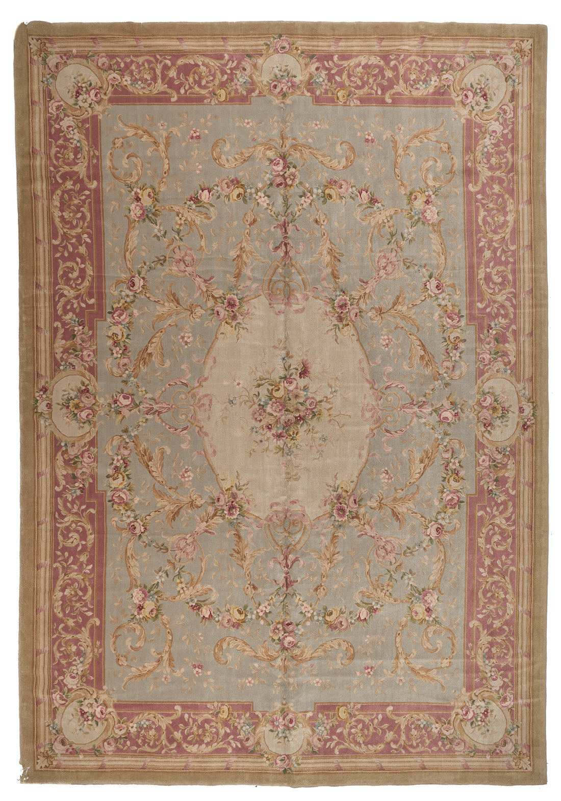 8013 Hand Knotted Savonnerie Carpet
