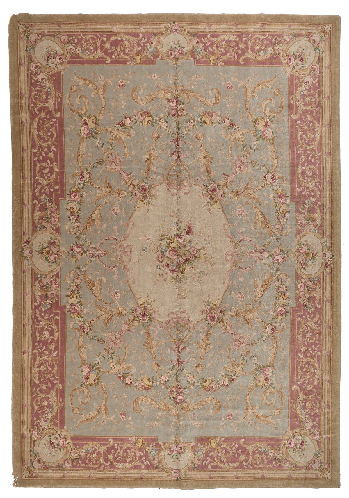 8013 Hand Knotted Savonnerie Carpet