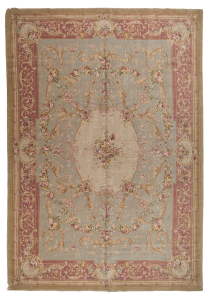 8013 Hand Knotted Savonnerie Carpet