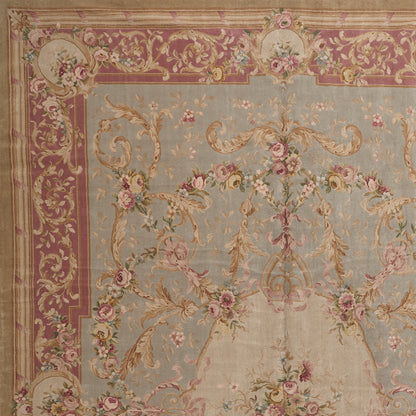 8013 Hand Knotted Savonnerie Carpet