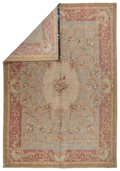 8013 Hand Knotted Savonnerie Carpet