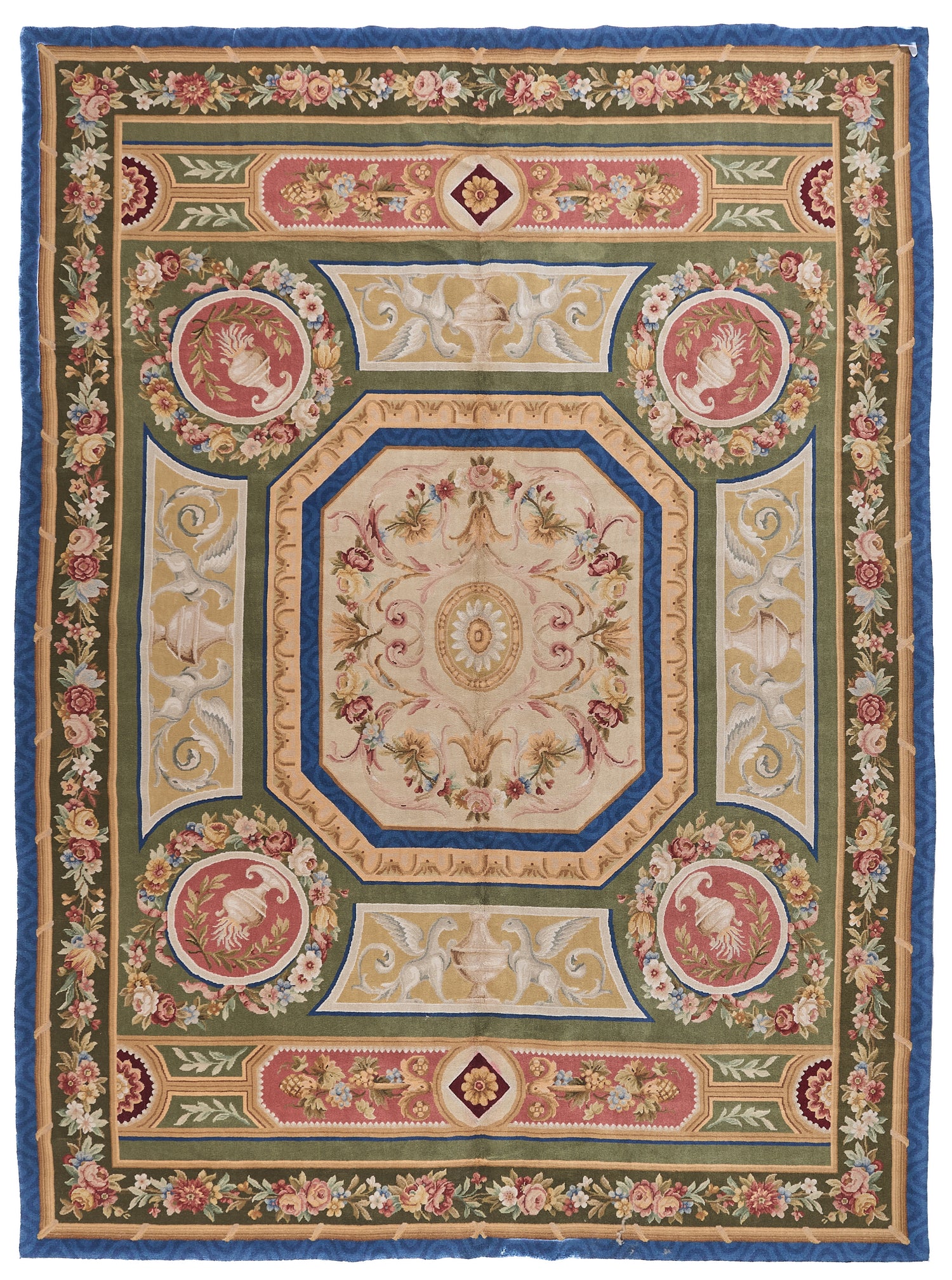 8014 Hand Knotted Savonnerie Carpet