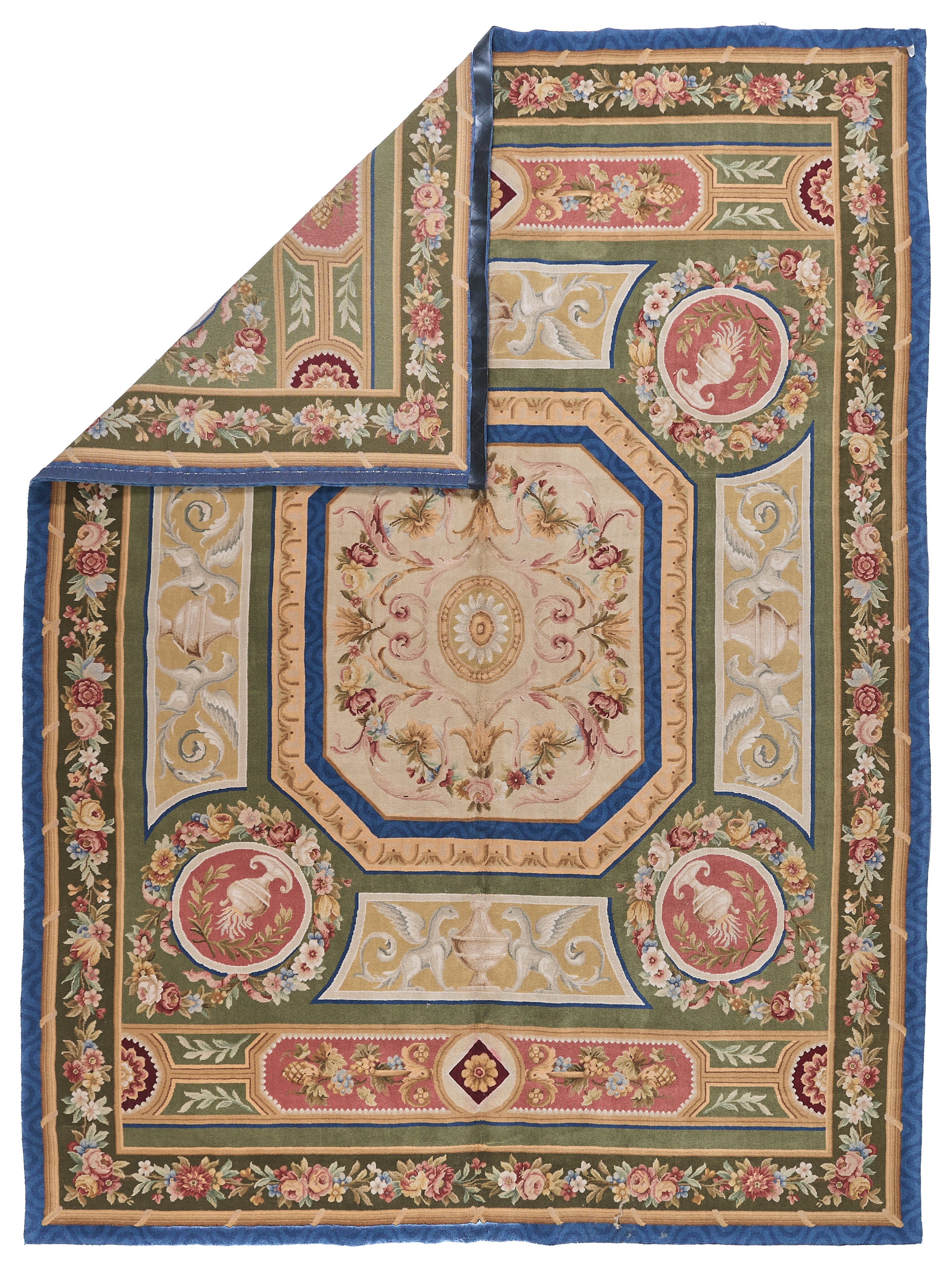 8014 Hand Knotted Savonnerie Carpet